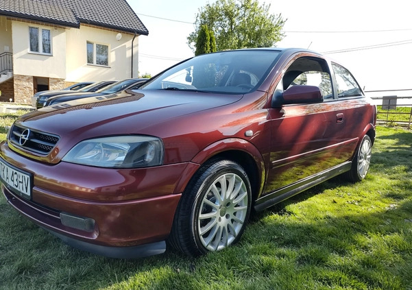Opel Astra cena 4900 przebieg: 234500, rok produkcji 1998 z Miechów małe 742